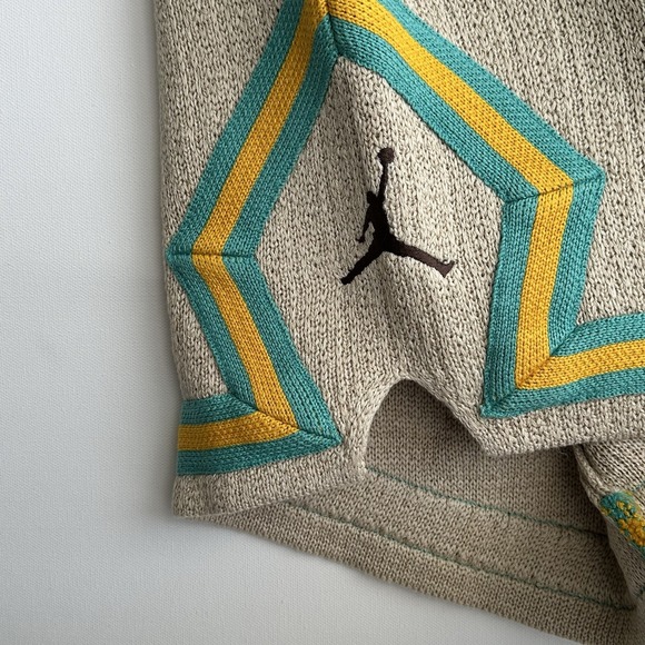Air Jordan x UNION x Bephies Beauty Supply Diamond Shorts Men's Large Heavy Knit - Picture 3 of 11